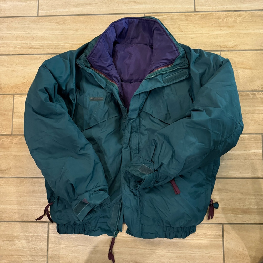🦋Vintage 90s Columbia Men’s Whirlibird Convertible Windbreaker & Ski Jacket🦋 - Picture 2 of 16